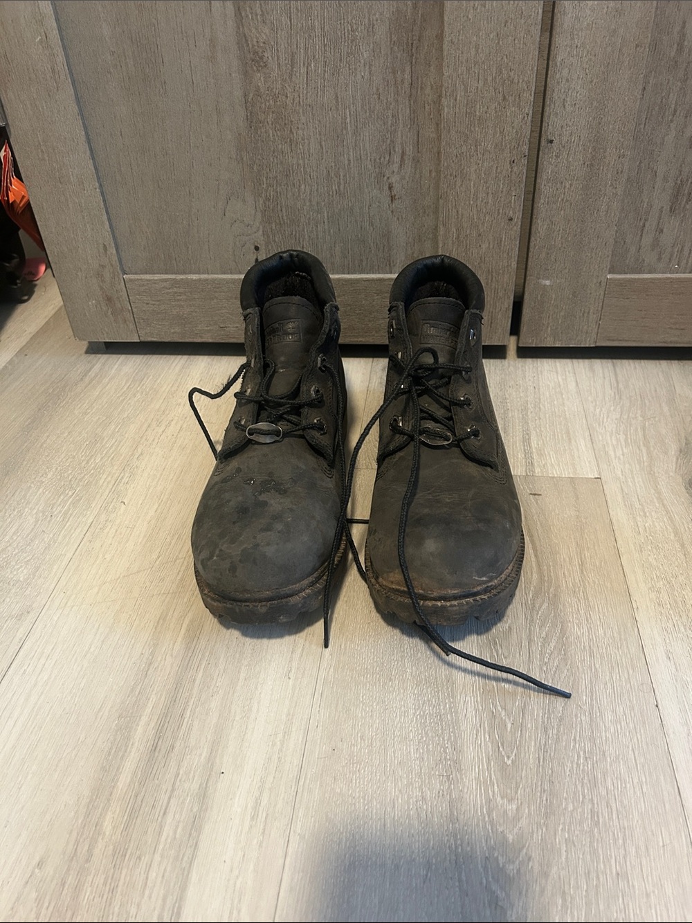 Timberland Black Lace-Up Women's Boots